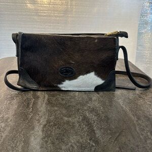 Sergios speedy style cowhide shoulder bag